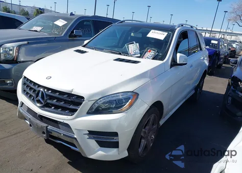2015 Mercedes-Benz Ml 400 4Matic из США, поврежденный, VIN 4JGDA5GB0FA535458